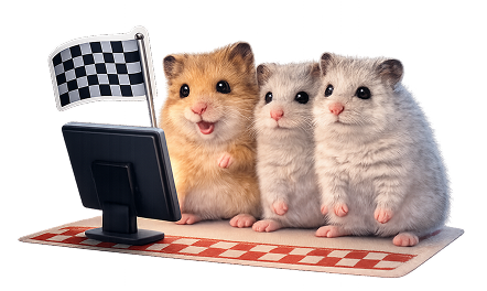 Neck and Neck on the Wheel